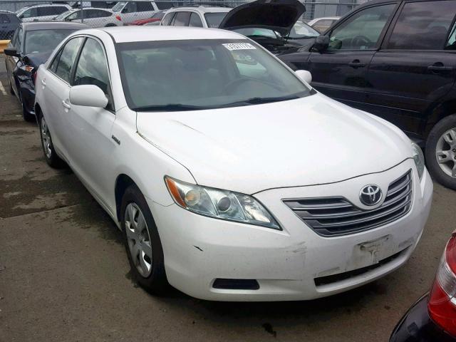 4T1BB46K78U031670 - 2008 TOYOTA CAMRY HYBR WHITE photo 1