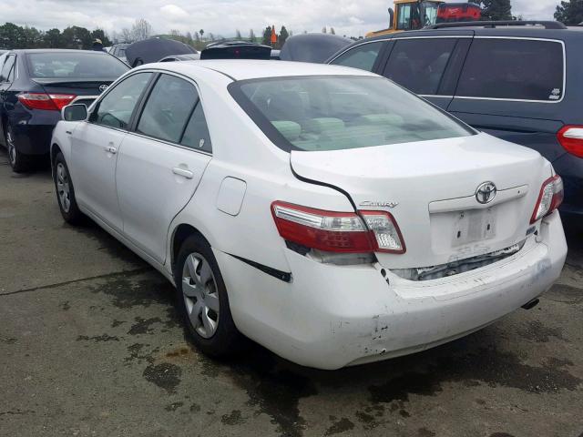 4T1BB46K78U031670 - 2008 TOYOTA CAMRY HYBR WHITE photo 3