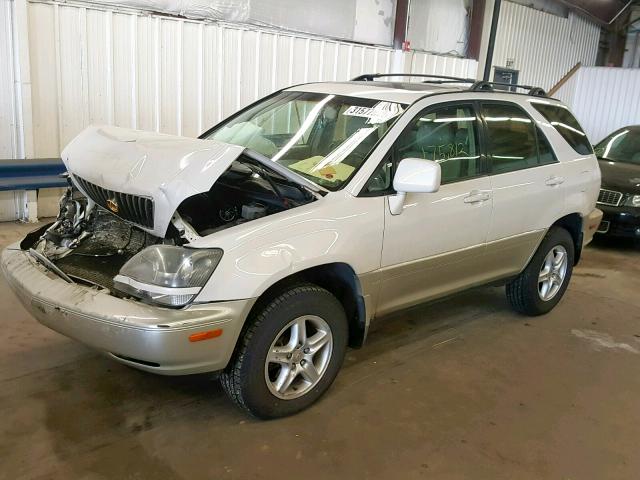 JT6HF10U0Y0144967 - 2000 LEXUS RX 300 WHITE photo 2