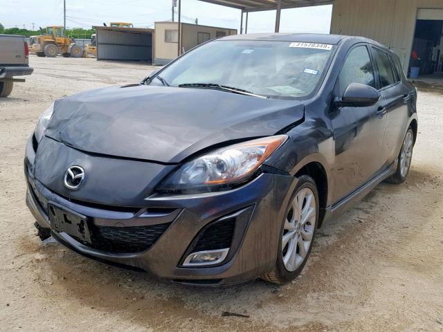 JM1BL1K57B1420267 - 2011 MAZDA 3 S GRAY photo 2