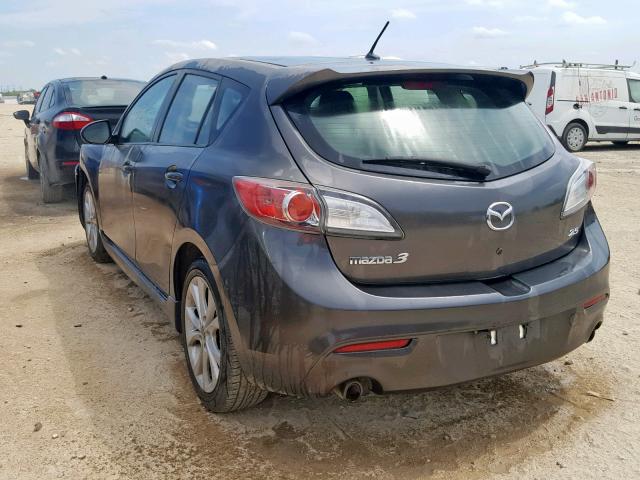 JM1BL1K57B1420267 - 2011 MAZDA 3 S GRAY photo 3