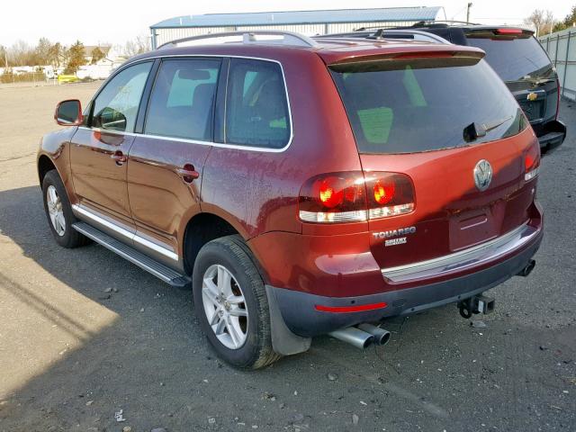 WVGBE77L09D028191 - 2009 VOLKSWAGEN TOUAREG 2 RED photo 3