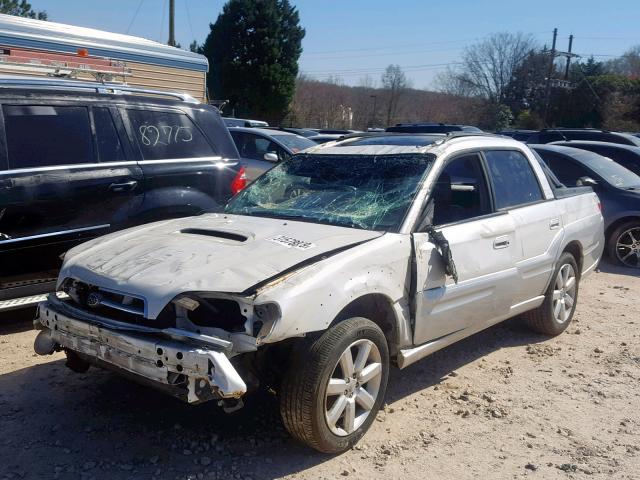 4S4BT63C956100297 - 2005 SUBARU BAJA TURBO WHITE photo 2