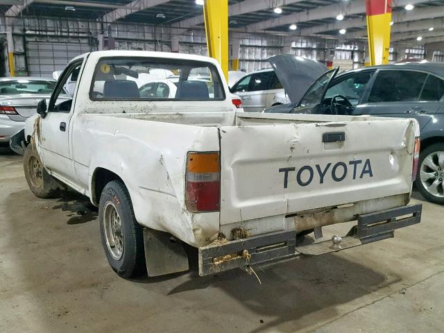 JT4RN81R0K5032215 - 1989 TOYOTA PICKUP 1/2 WHITE photo 3