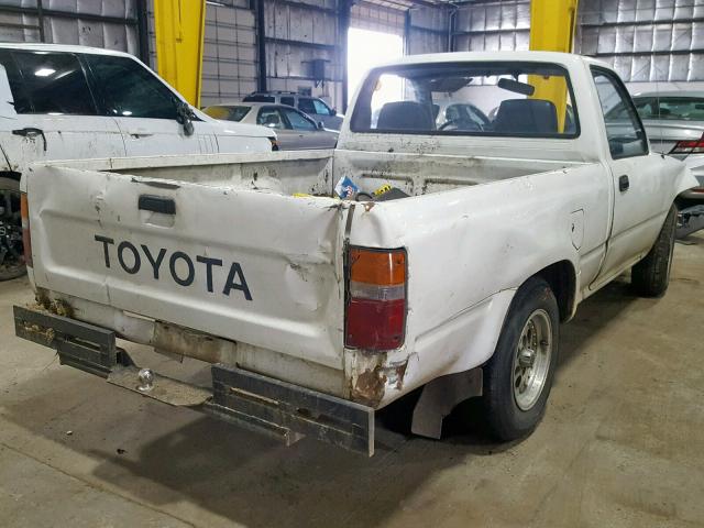 JT4RN81R0K5032215 - 1989 TOYOTA PICKUP 1/2 WHITE photo 4