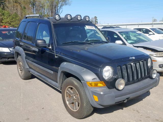 1J4GK38K56W127486 - 2006 JEEP LIBERTY RE BLACK photo 1