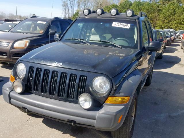 1J4GK38K56W127486 - 2006 JEEP LIBERTY RE BLACK photo 2