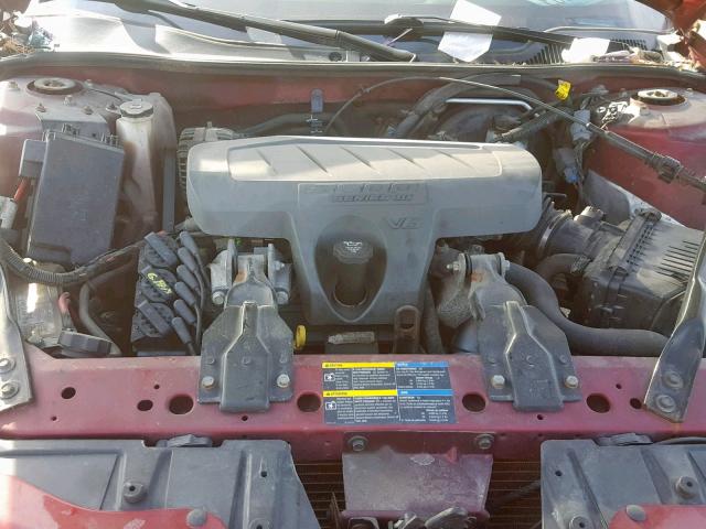 2G2WP552781125661 - 2008 PONTIAC GRAND PRIX MAROON photo 7