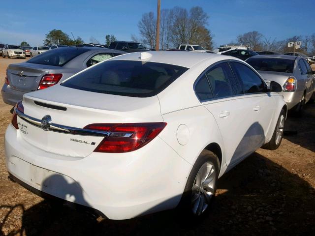 2G4GK5EX3G9102724 - 2016 BUICK REGAL WHITE photo 4