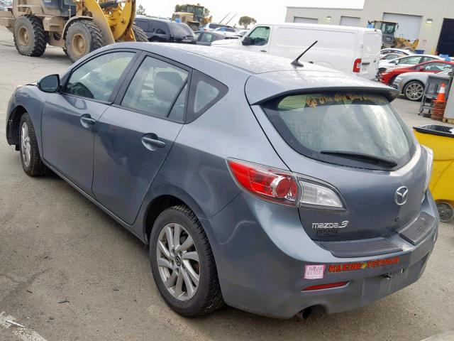 JM1BL1L73D1742231 - 2013 MAZDA 3 I GREEN photo 3