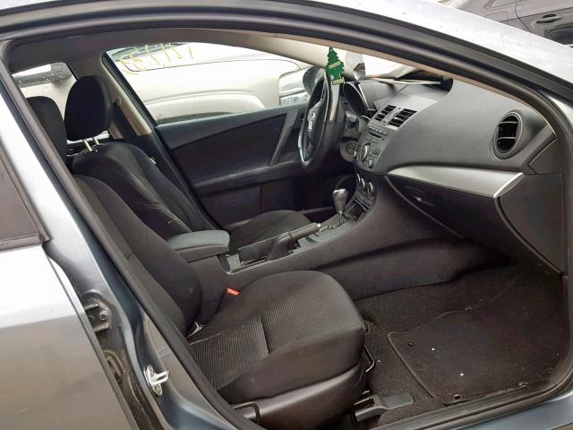 JM1BL1L73D1742231 - 2013 MAZDA 3 I GREEN photo 5