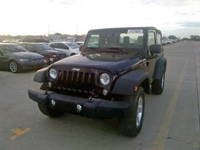 1C4AJWAG1FL674911 - 2015 JEEP WRANGLER S BLACK photo 2