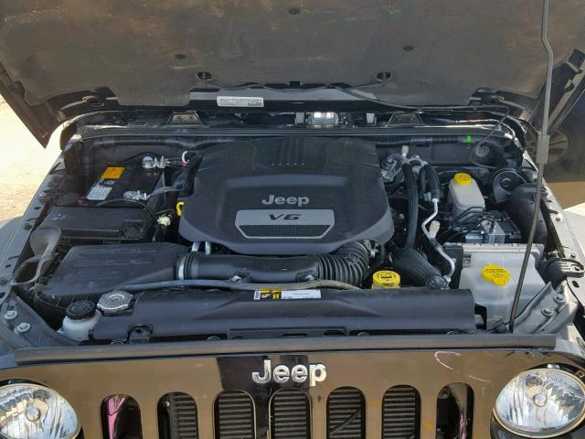 1C4AJWAG1FL674911 - 2015 JEEP WRANGLER S BLACK photo 7