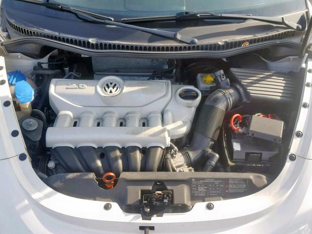 3VWPW3AGXAM020228 - 2010 VOLKSWAGEN NEW BEETLE თეთრი ფოტო 7