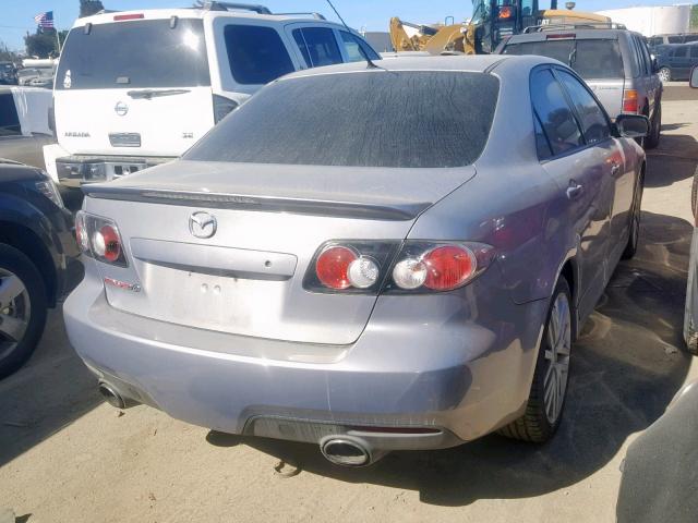 JM1GG12L061107947 - 2006 MAZDA SPEED 6 SILVER photo 4