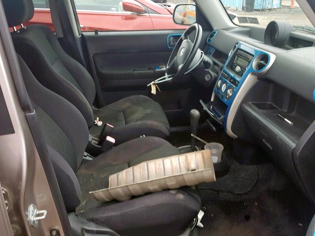 JTLKT324654005158 - 2005 TOYOTA SCION XB 银色 照片 5