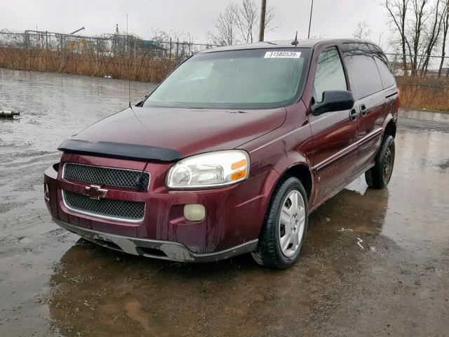 1GNDU23L06D197266 - 2006 CHEVROLET UPLANDER L 勃艮第红 照片 2