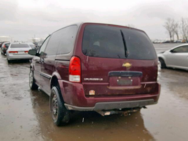 1GNDU23L06D197266 - 2006 CHEVROLET UPLANDER L 勃艮第红 照片 3