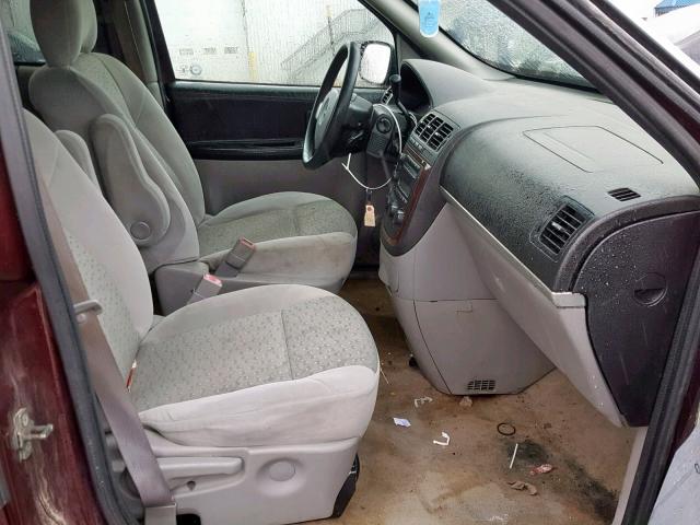 1GNDU23L06D197266 - 2006 CHEVROLET UPLANDER L 勃艮第红 照片 5
