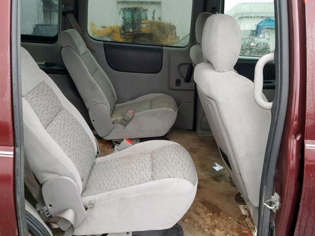 1GNDU23L06D197266 - 2006 CHEVROLET UPLANDER L 勃艮第红 照片 6