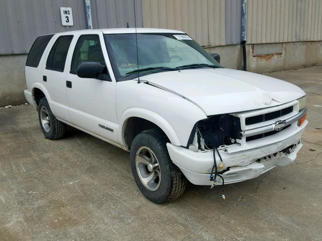 1GNCS13X24K148142 - 2004 CHEVROLET BLAZER WHITE photo 1