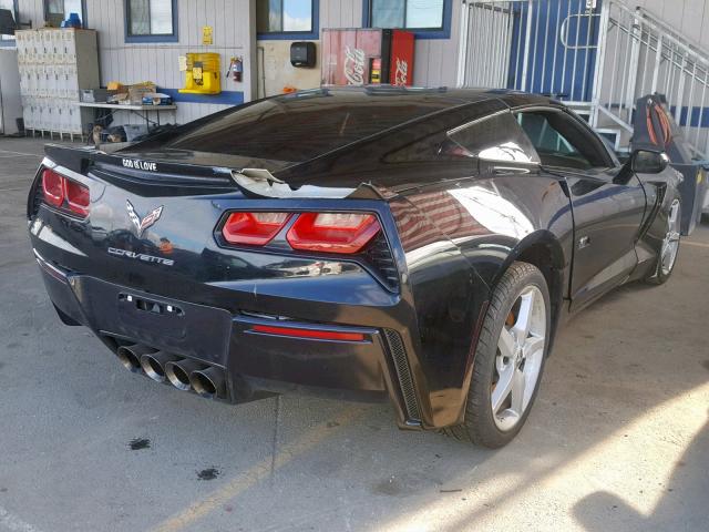 1G1YB2D76F5124083 - 2015 CHEVROLET CORVETTE S BLACK photo 4