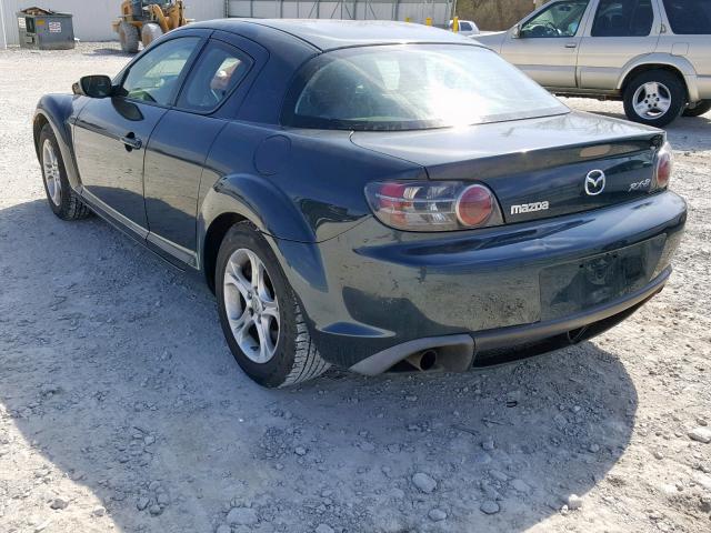 JM1FE17N450155032 - 2005 MAZDA RX8 GREEN photo 3