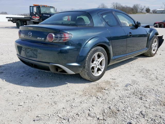 JM1FE17N450155032 - 2005 MAZDA RX8 GREEN photo 4