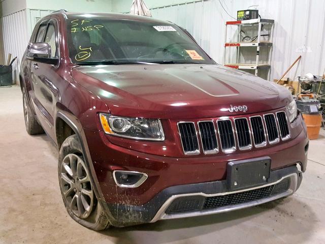 1C4RJFBG3GC357165 - 2016 JEEP GRAND CHER RED photo 1