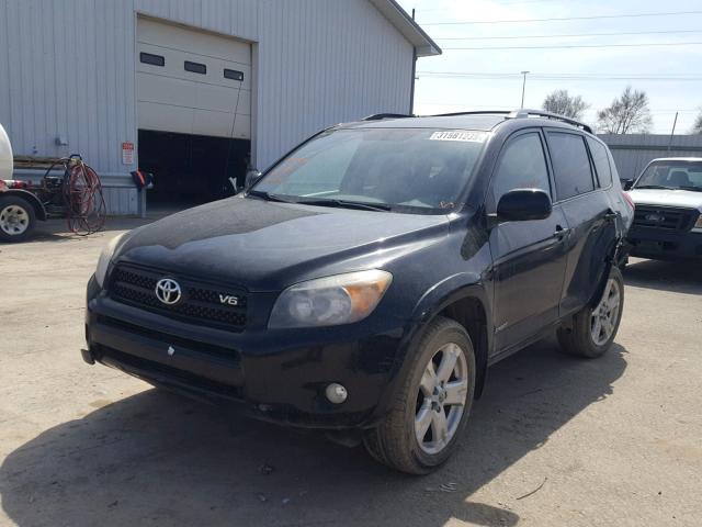 JTMBK32V676015851 - 2007 TOYOTA RAV4 SPORT BLACK photo 2