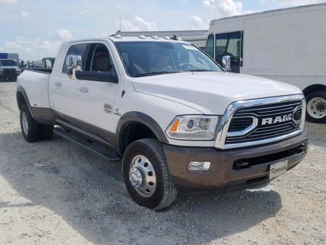 3C63RRNLXJG103523 - 2018 RAM 3500 LONGH WHITE photo 1