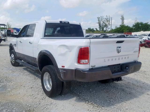 3C63RRNLXJG103523 - 2018 RAM 3500 LONGH WHITE photo 3