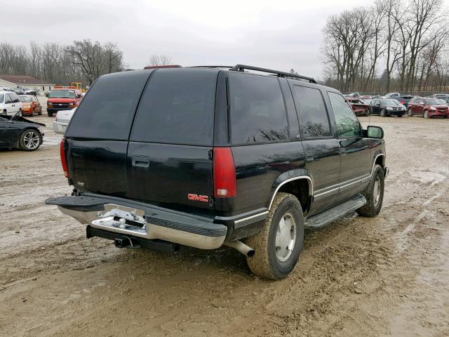 1GKEK13RXXJ783904 - 1999 GMC YUKON BLACK photo 4