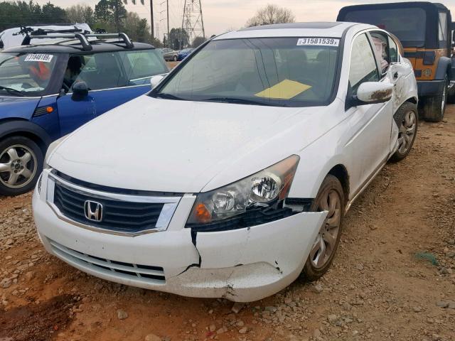 JHMCP26858C014809 - 2008 HONDA ACCORD EXL WHITE photo 2