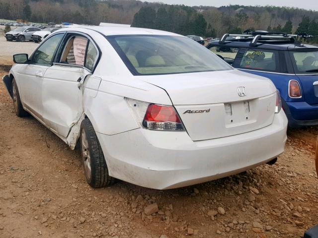 JHMCP26858C014809 - 2008 HONDA ACCORD EXL WHITE photo 3