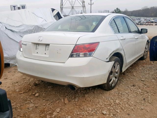 JHMCP26858C014809 - 2008 HONDA ACCORD EXL WHITE photo 4