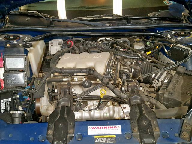 2G1WW12E639205722 - 2003 CHEVROLET MONTE CARL BLUE photo 7