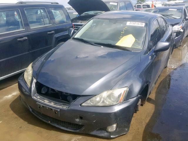 JTHBE262982014203 - 2008 LEXUS IS 350 GRAY photo 2