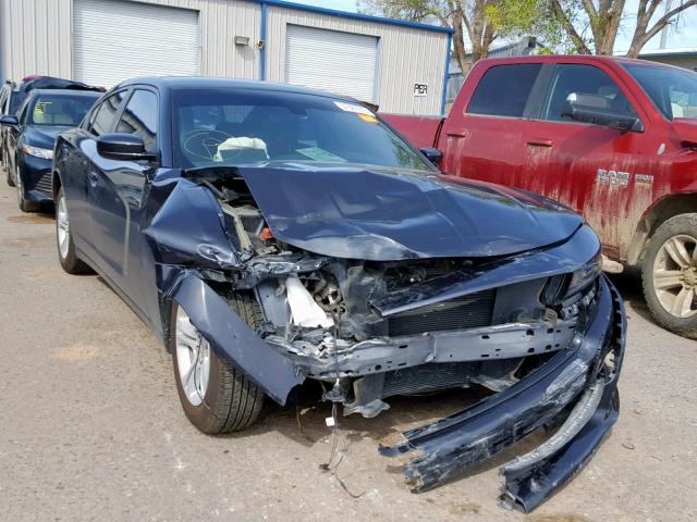 2C3CDXBG4JH114377 - 2018 DODGE CHARGER SX BLUE photo 1