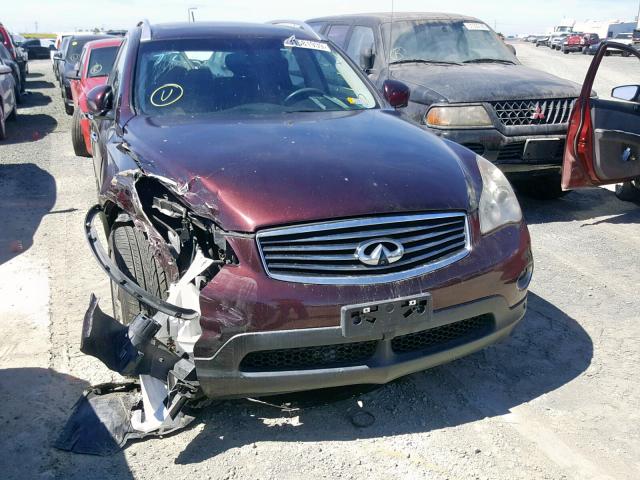 JN1AJ0HR4BM853973 - 2011 INFINITI EX35 BASE MAROON photo 1