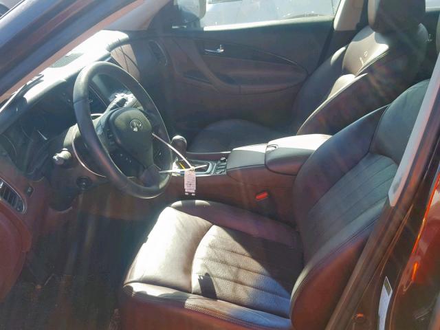 JN1AJ0HR4BM853973 - 2011 INFINITI EX35 BASE MAROON photo 5