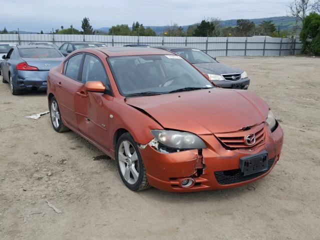 JM1BK323141217164 - 2004 MAZDA 3 S ORANGE photo 1