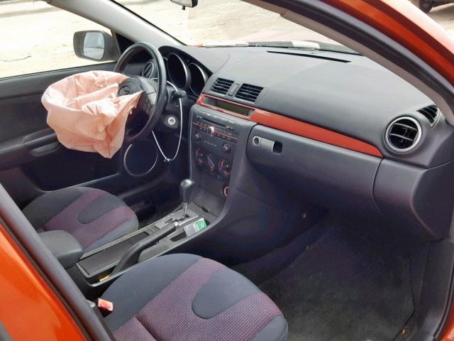 JM1BK323141217164 - 2004 MAZDA 3 S ORANGE photo 5