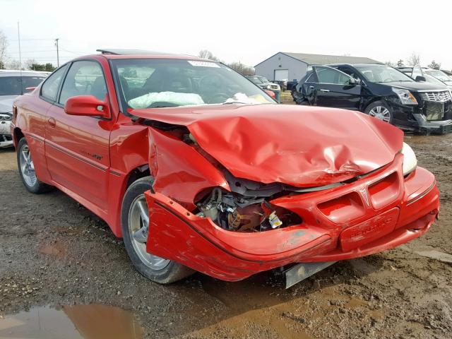 1G2NW12E9YM853671 - 2000 PONTIAC GRAND AM G RED photo 1