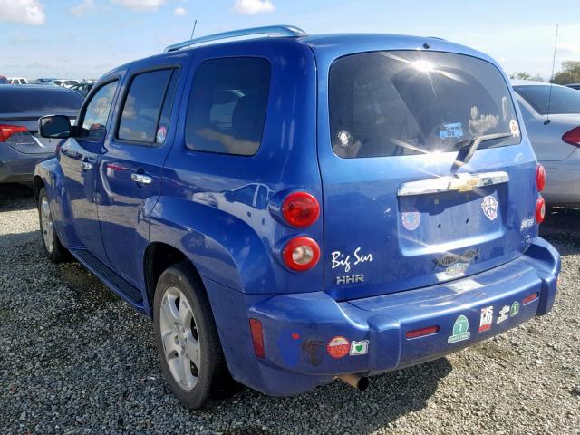 3GNDA23D66S573003 - 2006 CHEVROLET HHR LT BLUE photo 3