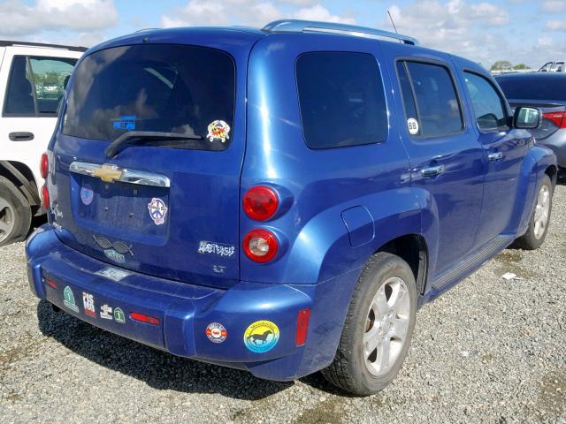 3GNDA23D66S573003 - 2006 CHEVROLET HHR LT BLUE photo 4