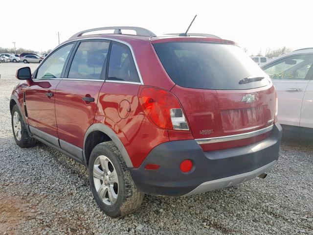 3GNAL2EK2ES584037 - 2014 CHEVROLET CAPTIVA LS 栗色 照片 3