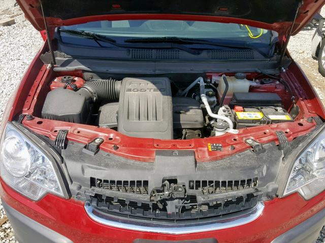 3GNAL2EK2ES584037 - 2014 CHEVROLET CAPTIVA LS 栗色 照片 7