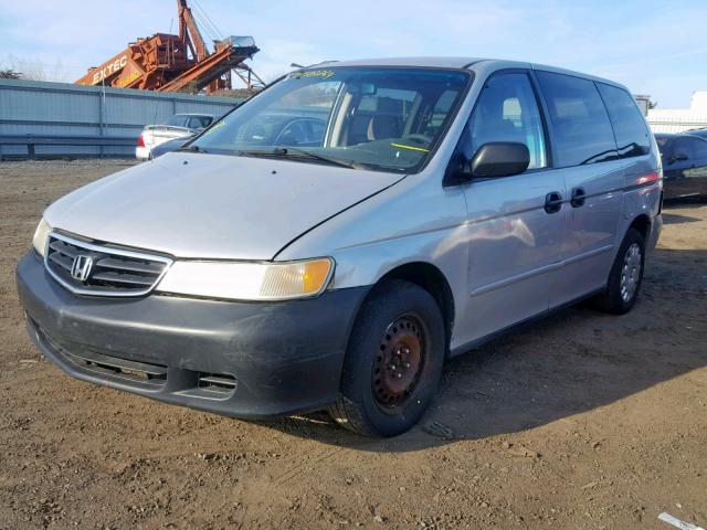 5FNRL18534B099165 - 2004 HONDA ODYSSEY LX SILVER photo 2