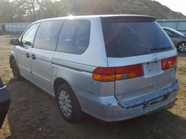 5FNRL18534B099165 - 2004 HONDA ODYSSEY LX SILVER photo 3